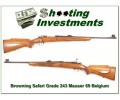 [SOLD] Browning Safari Grade 59 Belgium 243 Mauser!